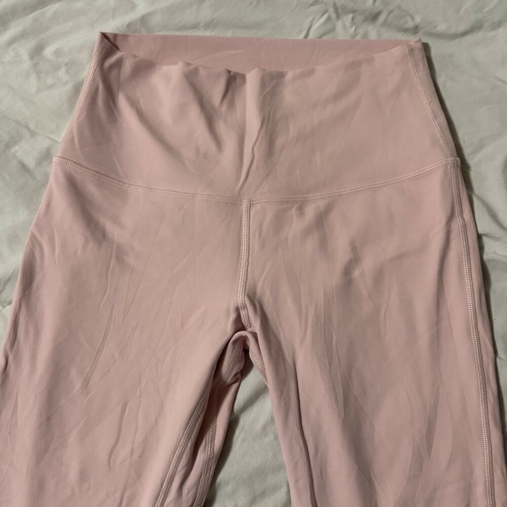 EXCELLENT Lululemon Align High-Rise Crop 21" Leggings Flush Pink Yoga Pants 6 - Picture 9 of 13